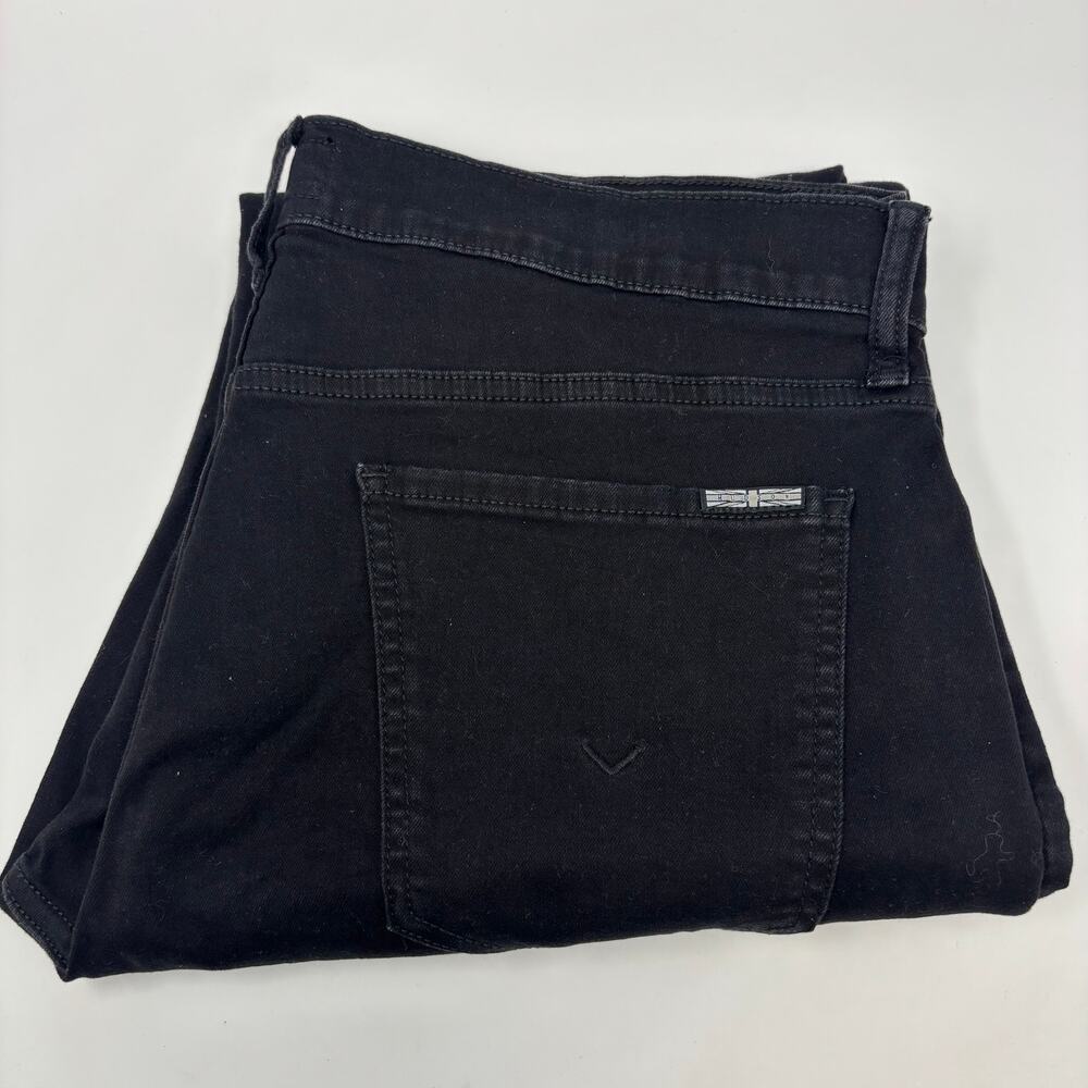 Hudson Mens 36x32 Black Cotton Blend Blake 5‎ Pocket Design Straight Jeans